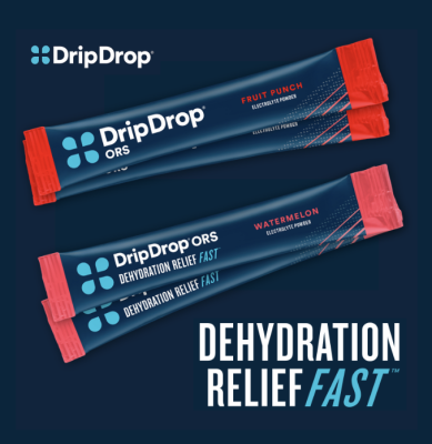 Free Sample of Drip Drop ORS Dehydration Relief