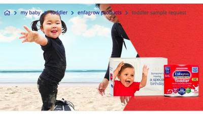 Free Sample of Enfagrow® Toddler Formula