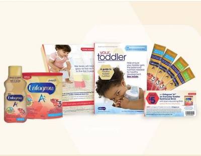 Free sample of Enfagrow A+ Toddler & Child Nutritional Drink