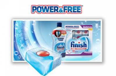 Free Sample of Finish Power and Free Dishwasher Detergent