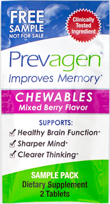 Free Sample Great Tasting Prevagen Chewable Tablets