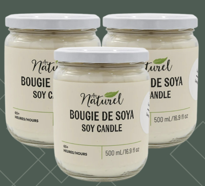 Free Sample of Large Soy Candle