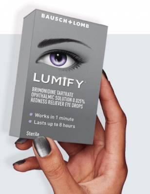 free sample of LUMIFY Redness Reliever Eye Drops