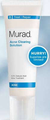 Free Sample of Murad Acne Solution from Sephora