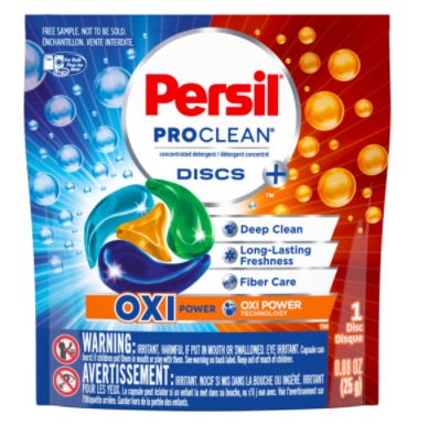 Free Sample of NEW Persil® ProClean® OXI Power Discs