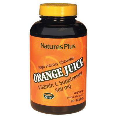Request Free Sample of Orange Juice Chewable Vitamin C