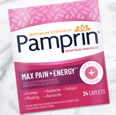 FREE Sample Of Pamprin Max Pain + Energy!