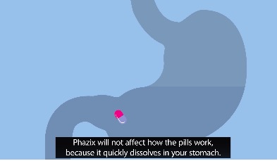 Free sample of Phazix Pill Swallowing Gel