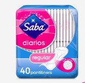 Free Sample of Saba Liners and Femenine Pads