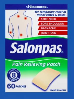 Free Sample of Salonpas Pain Relief Patch
