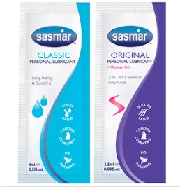 free sample of SASMAR® personal lubricant