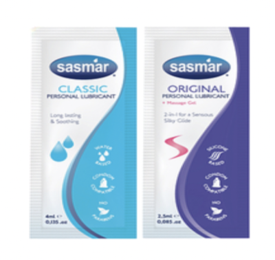 Free Sample of SASMAR personal lubricants
