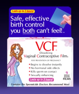 Free Sample of Vaginal Contraceptive Film