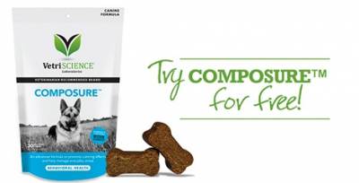 Free Sample of VetriScience Composure™ Dog supplement
