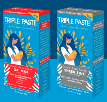 FREE Samples Of Our NEW Triple Paste Diaper Rash Ointments!