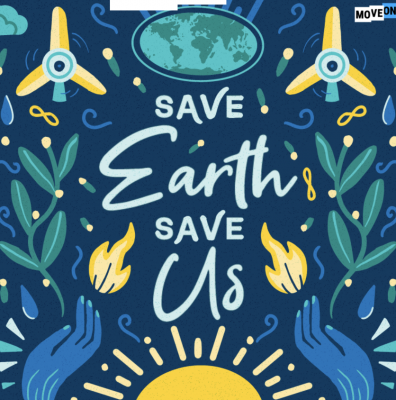 free "Save Earth Save Us" sticker!