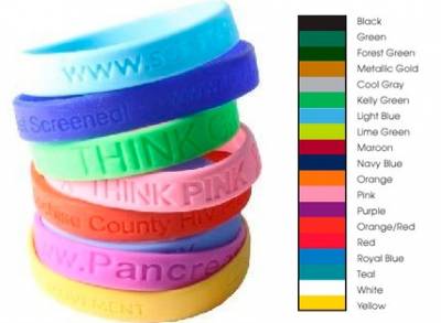 Free silicone bracelet products