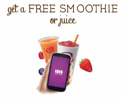 Free Small Smoothie at Jamba Juice