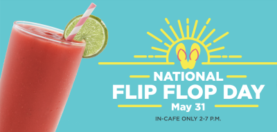 Free Smoothie at Tropical Smoothie Cafe on May 31