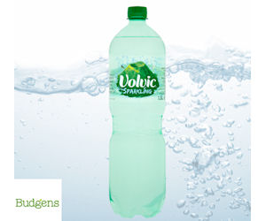 Request Free Sparkling Volvic Water- O2 Priority