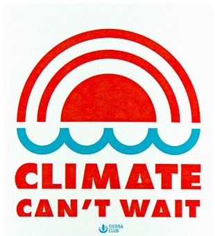 Free Sticker - Climate Can't Wait