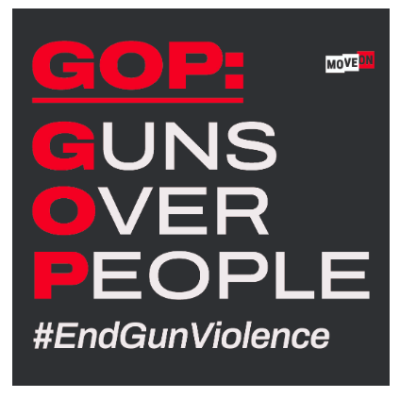 Free Sticker - GOP: Guns Over People