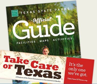 Free Sticker - Texas State Parks: Official Guide