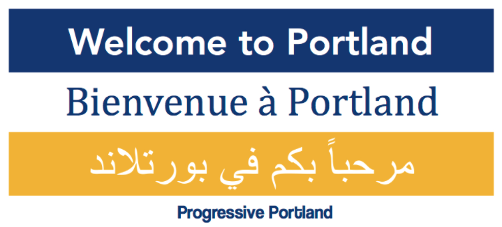 Free Sticker - Welcome tot Portland