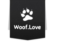 free sticker - Woof Love