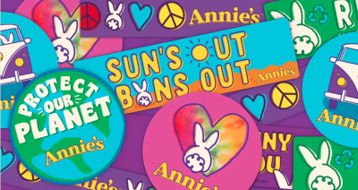 Free stickers from Annie’s