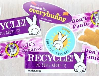 Free Stickers at Annie's