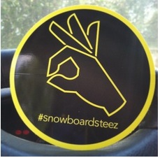 Free Stickers - Snowboards Teez