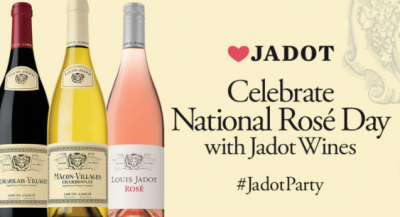 Free taste of Jadot Rosé, Beaujolais-Villages and Macon-Villages Chardonnay