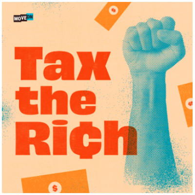 FREE "Tax the Rich" sticker!