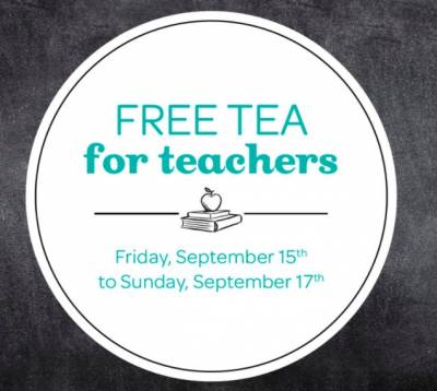 Free Tea at David's Tea (Sept 15 to 17)