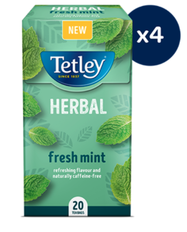 FREE Tetley Herbal or Good Earth Tea