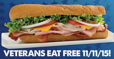 Veterans Day Sub From Goodcents