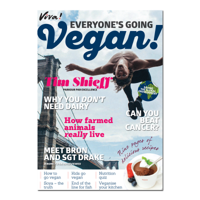 Score: Free Viva’s Everyone’s Going Vegan Magazine