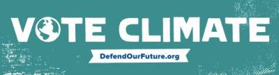 Request Free Vote Climate Sticker