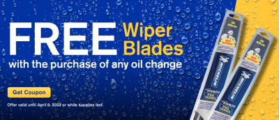Free Wiper Blades at Mr Lube (With Purchase of Oil Change)