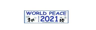 Free World Peace Before 2021 Bumber Sticker- Child Peace Activist Axil Kollist