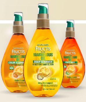 Garnier USA Limited Time FREE Sample of Marvelous Oil!