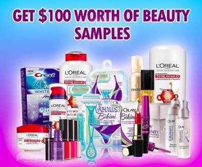 Get $100 Worth of Beauty Samples!