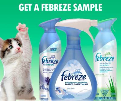 Get a Febreze Sample!