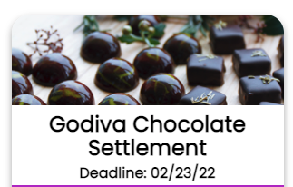 Godiva Chocolate Settlement (Estimated Payout: $15 - $25)