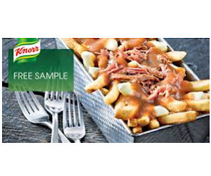 Free Sample of Knorr Poutine Gravy Mix