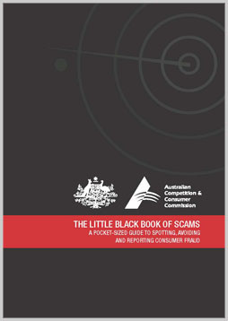 Little Black Book of Scams Pocket size book