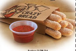 Little Caesars Crazy Combo Printable Coupon- Crazy Bread and Sauce $1.99