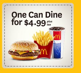 McDonald's Canada- Printable Coupons