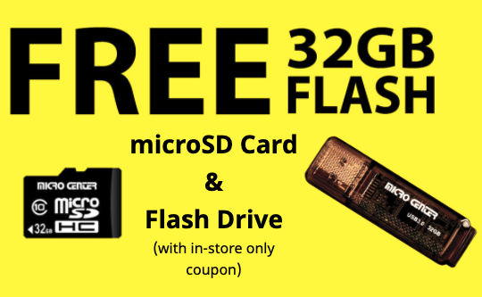 Micro Center Coupon Free 32GB Flash Micro SD Card Free Stuff